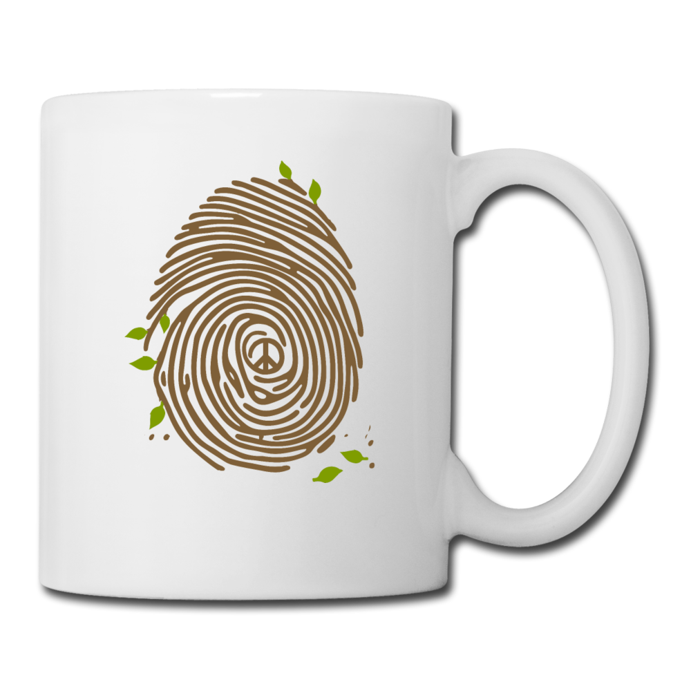Tree Hugger Coffee/Tea Mug - white