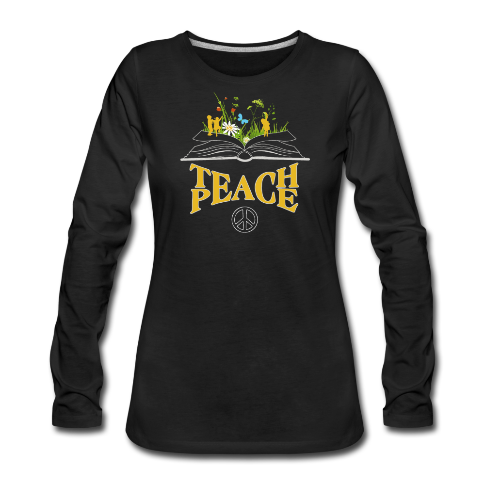 Teach Peace - black