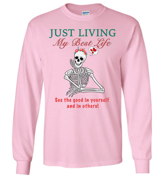 Halloween Skeleton Long Sleeve T-Shirt