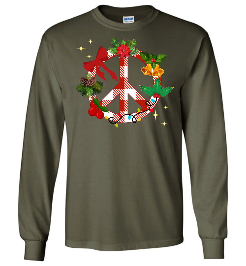 Peace Holiday Long Sleeve T-Shirt