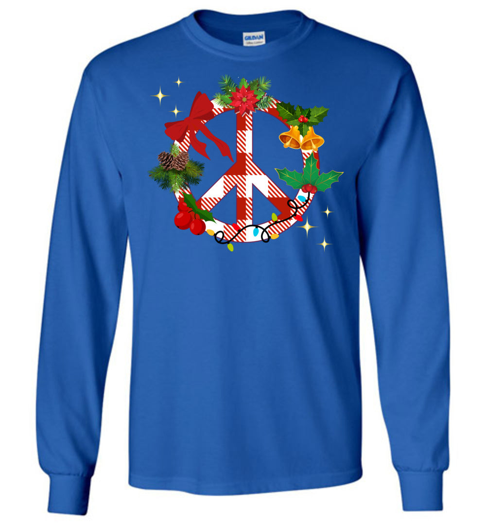 Peace Holiday Long Sleeve T-Shirt