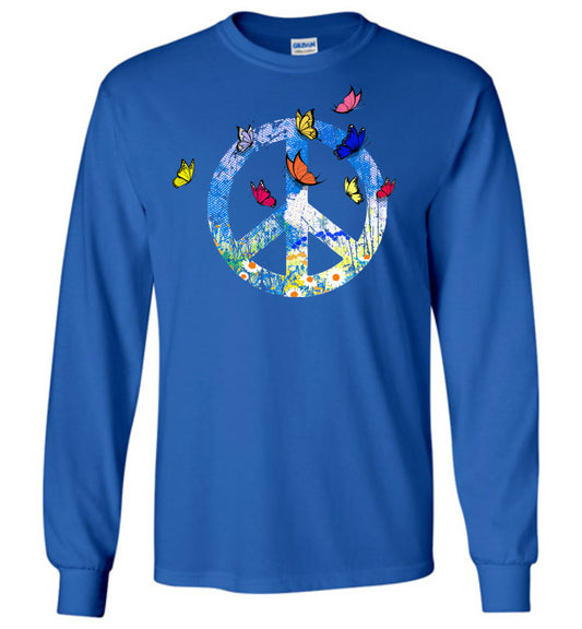 Spring Butterflies Unisex Long Sleeve T-Shirts
