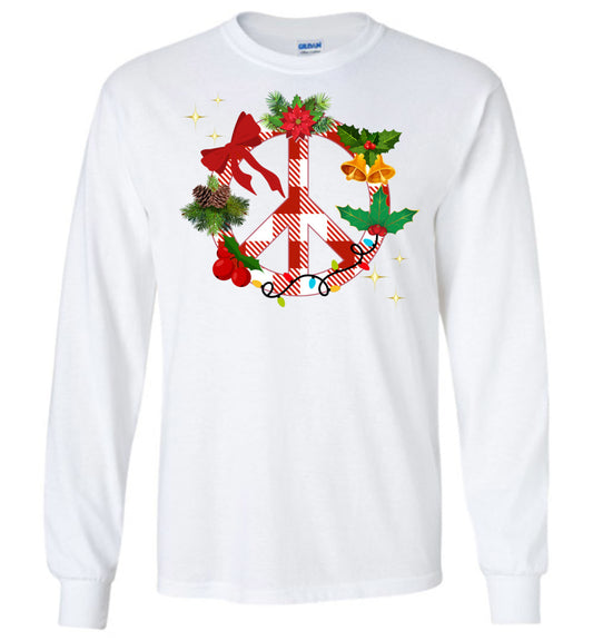 Peace Holiday Long Sleeve T-Shirt