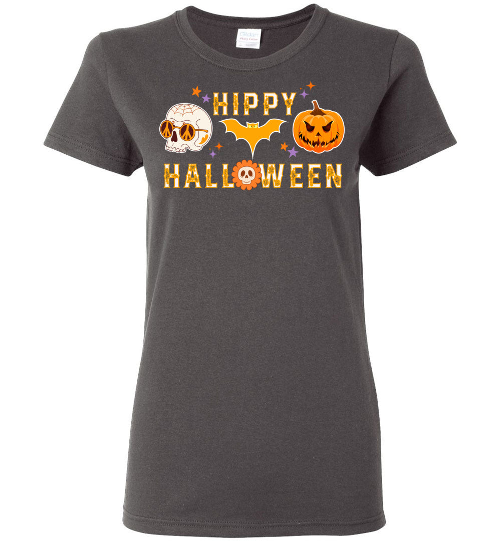 Hippie Halloween Ladies Short-Sleeve