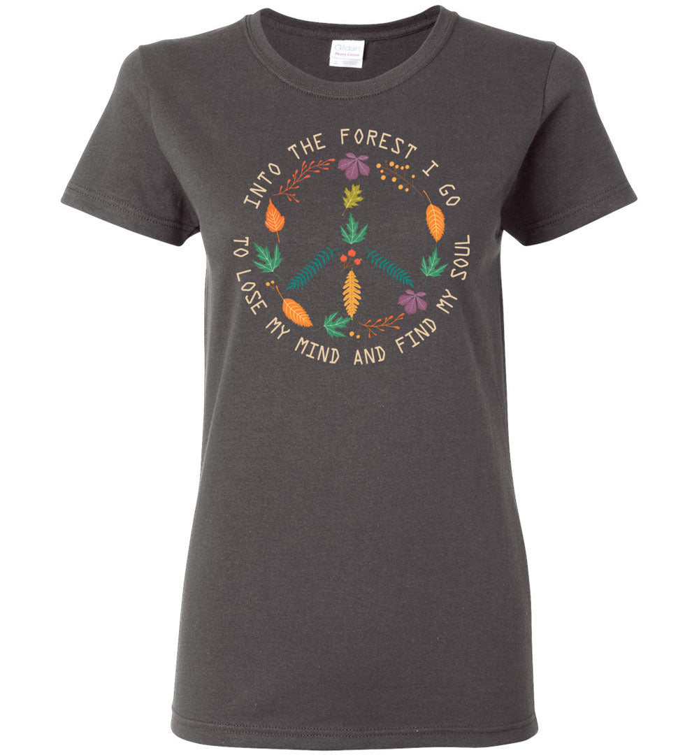 Into The Forest - Autumn Foliage Ladies T-shirts