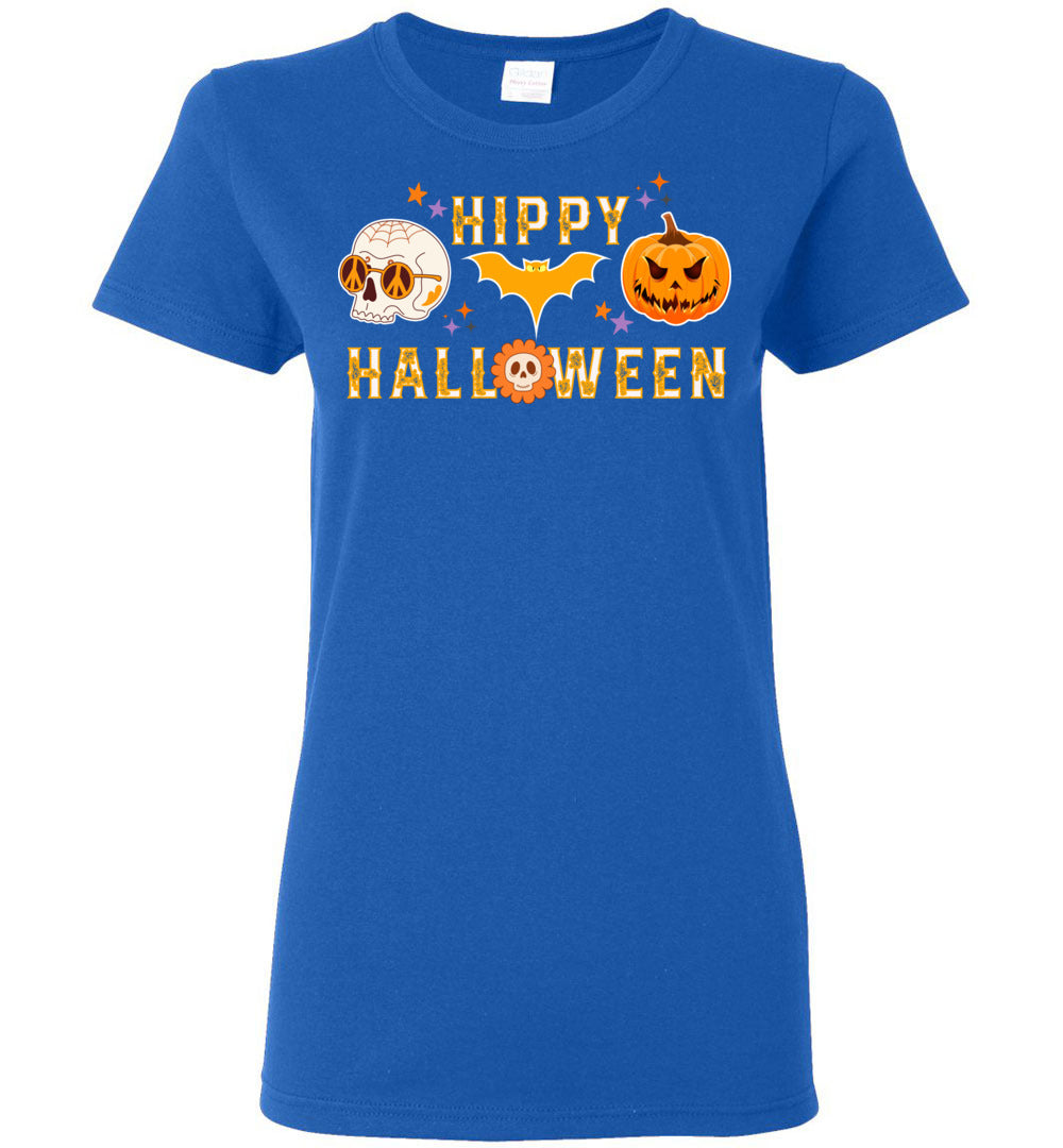 Hippie Halloween Ladies Short-Sleeve