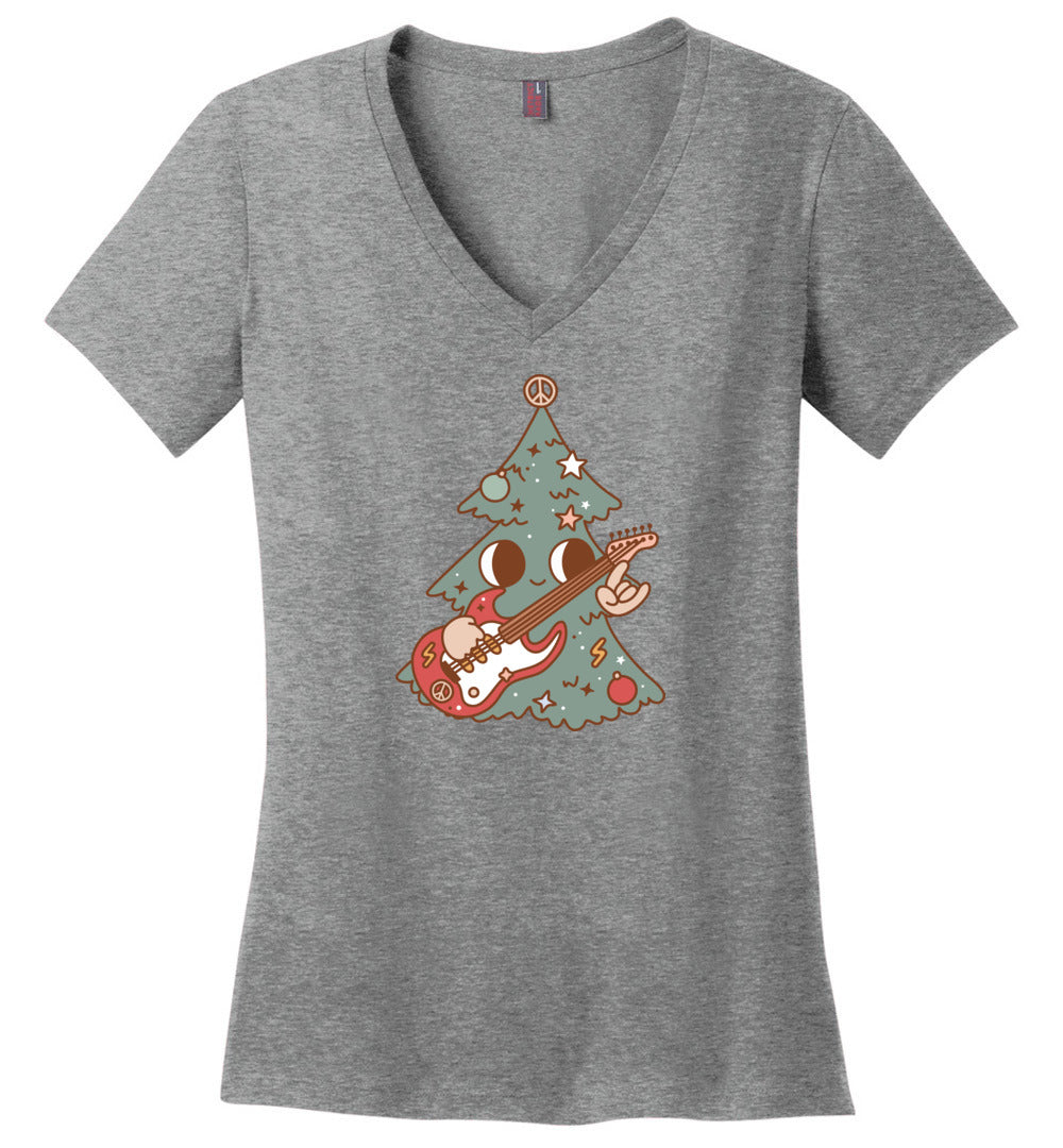 Christmas Tree Rocks V-necks