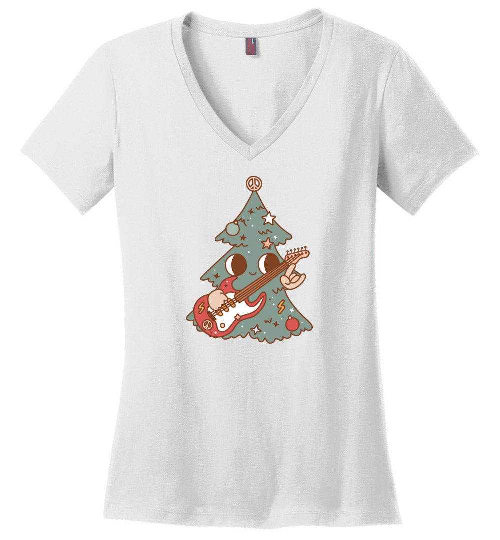 Christmas Tree Rocks V-necks