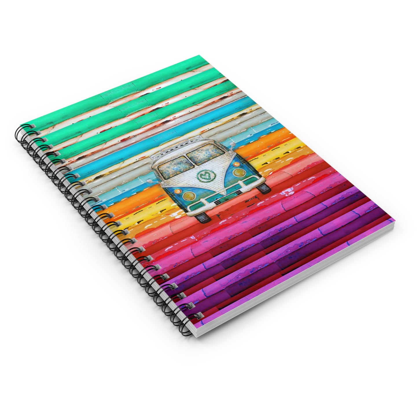 Hippie Van - Spiral Notebook - Ruled Line
