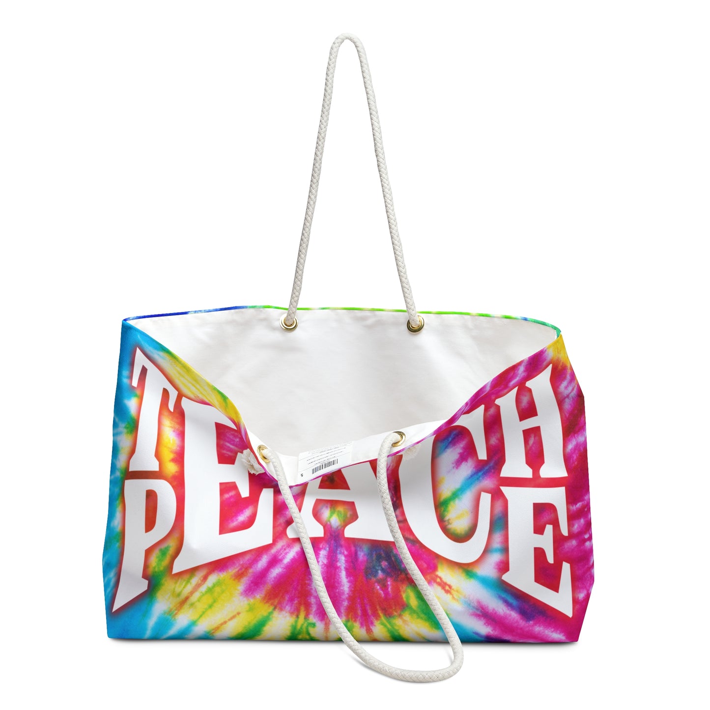 Teach Peace Weekender Bag