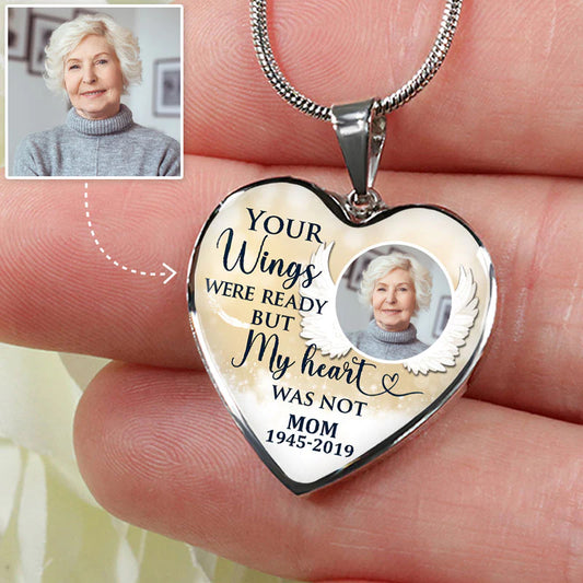 Personalized Photo Heart Necklace