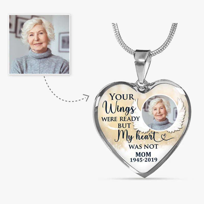 Personalized Photo Heart Necklace