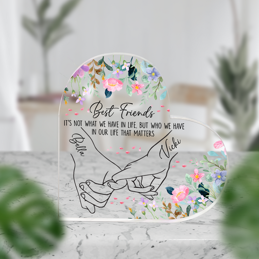 Custom Best Friend Plaque