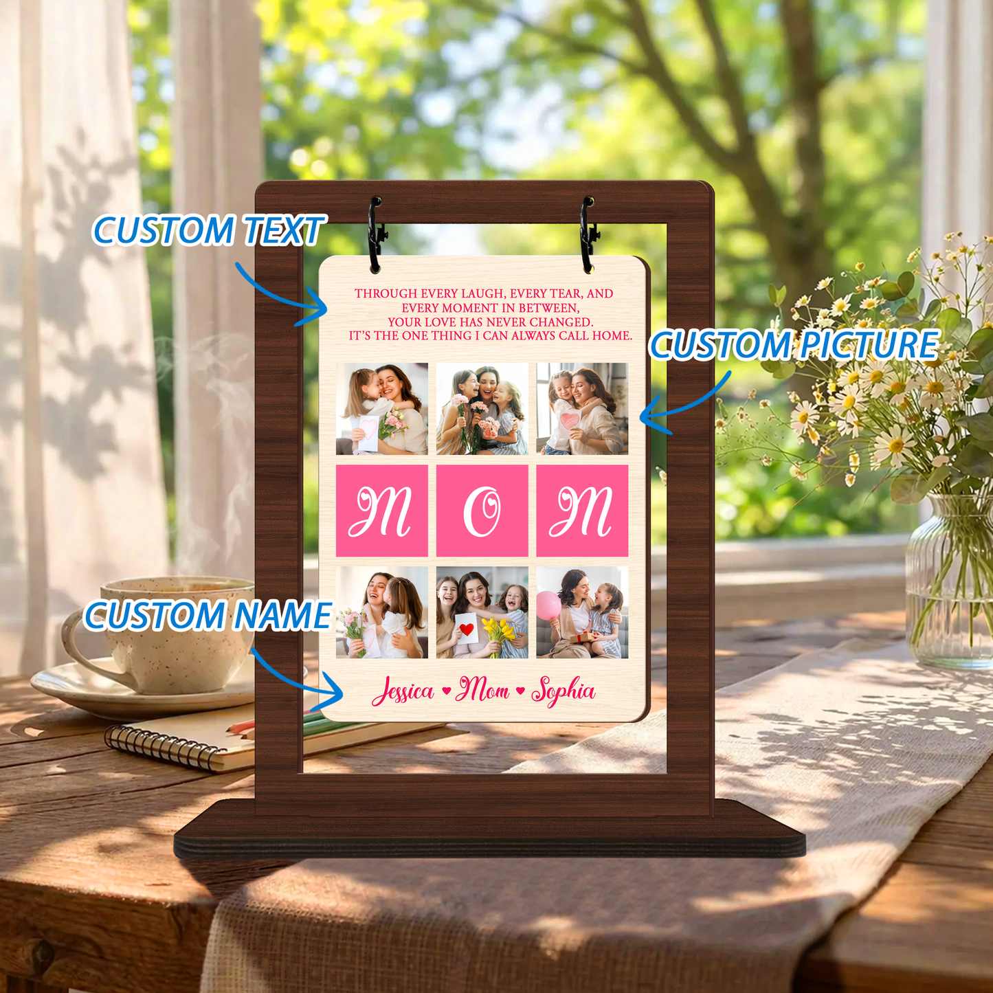 Personalized Mom Photo Frame Mother's Day Gift
