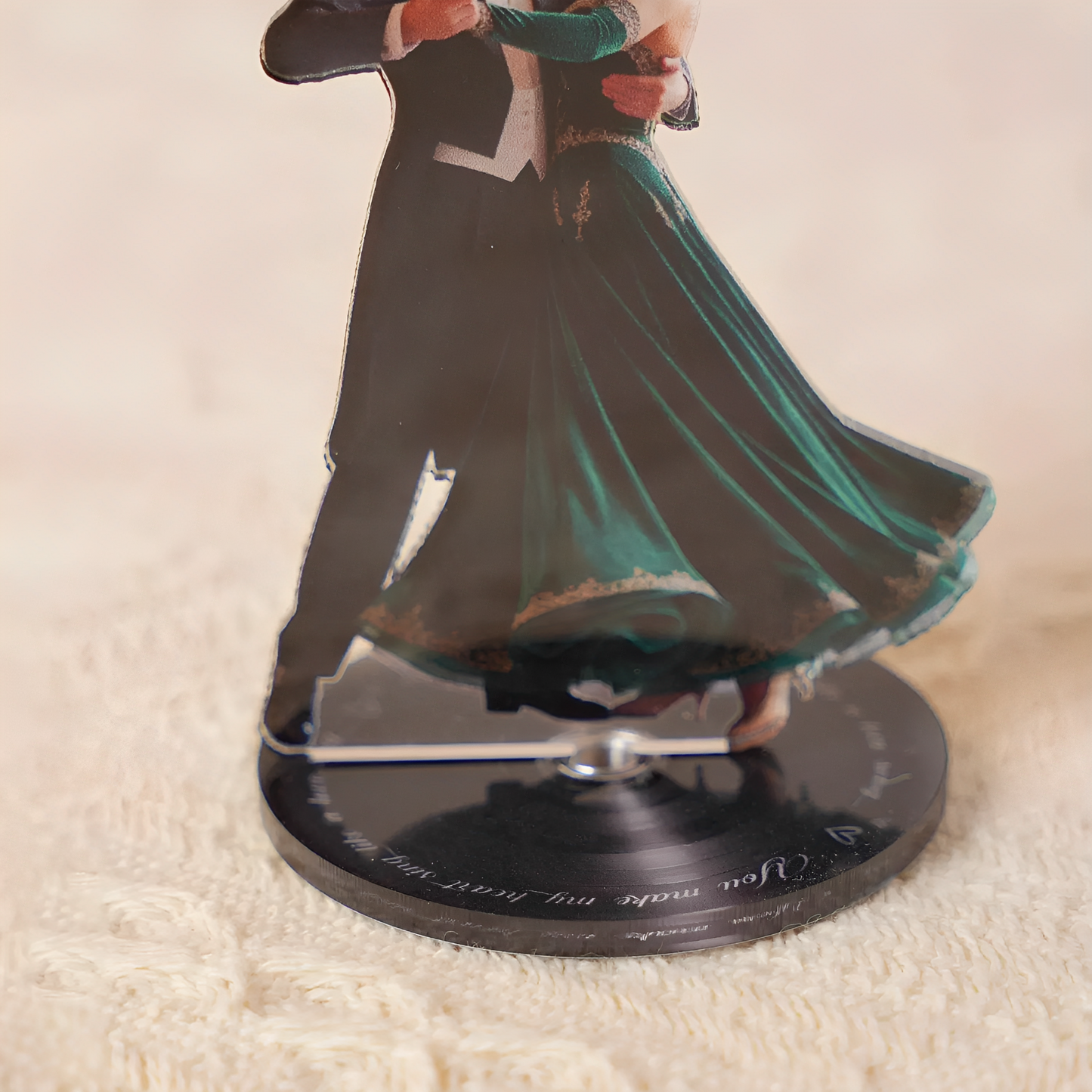 Custom Shape Acrylic Spinning Standee