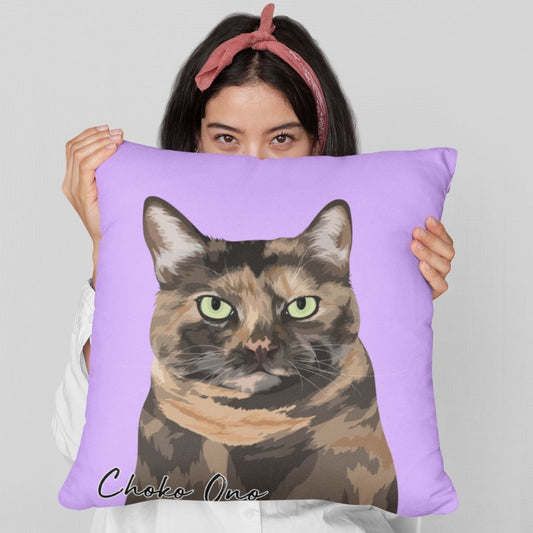 Custom Portrait Art Pillow