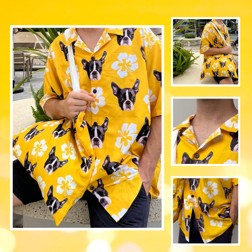 Custom Faces Regular Fit Hawaiian Shirt