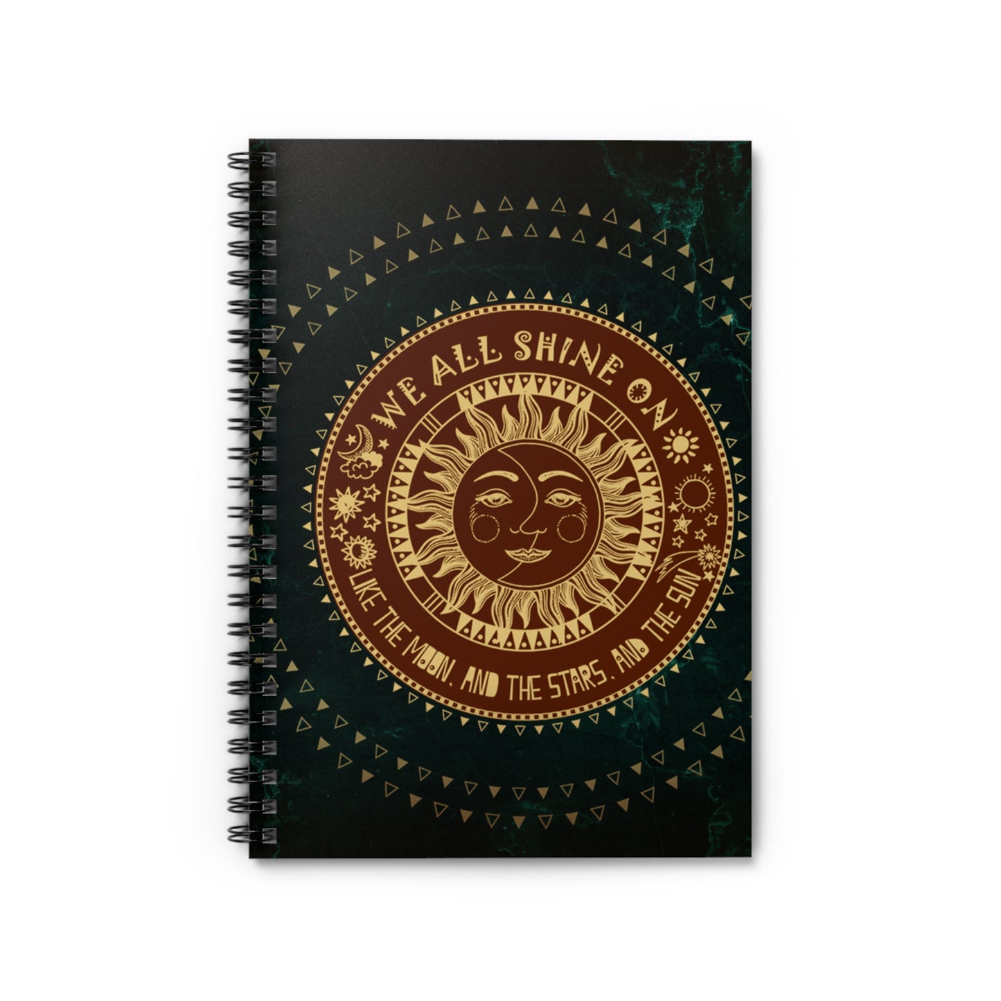 We All Shine On - Spiral Notebook - Ruled Line