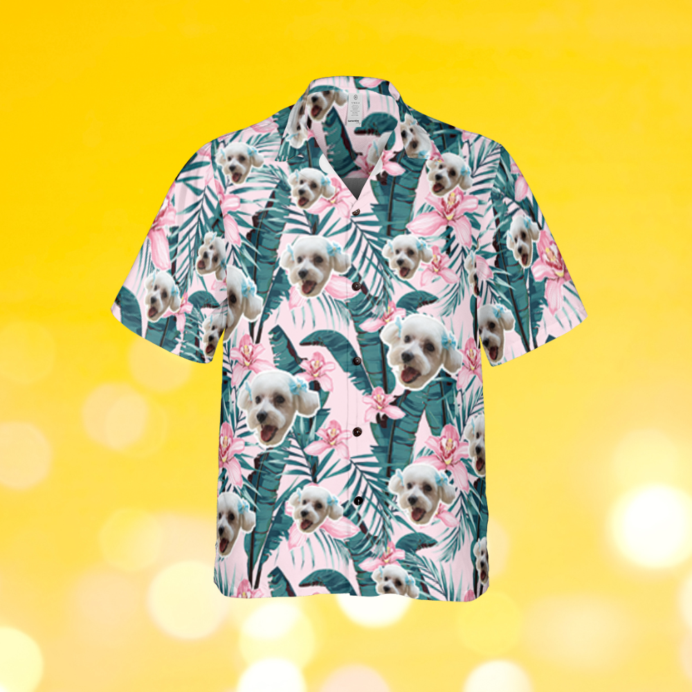 Custom Faces Regular Fit Hawaiian Shirt