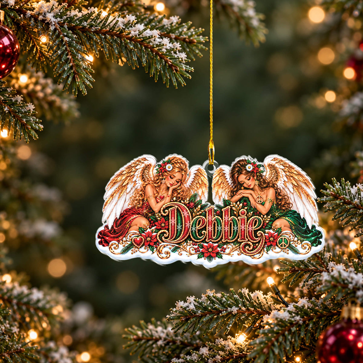 Custom Name Acrylic Ornament | Personalized Memorial Acrylic Keepsake