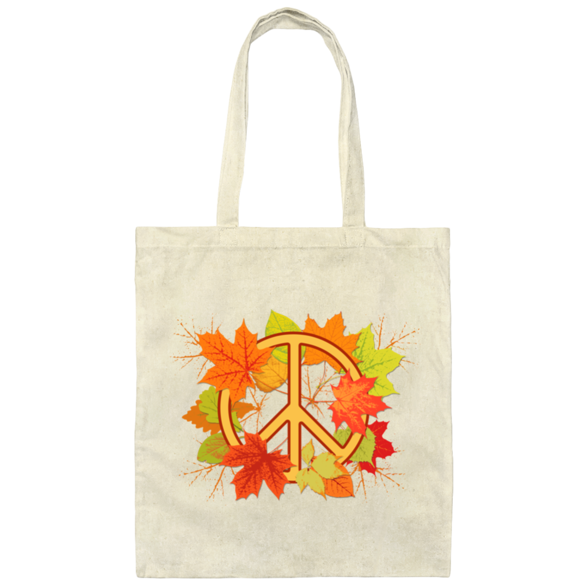 Autumn Colorful Foliage Canvas Tote Bag