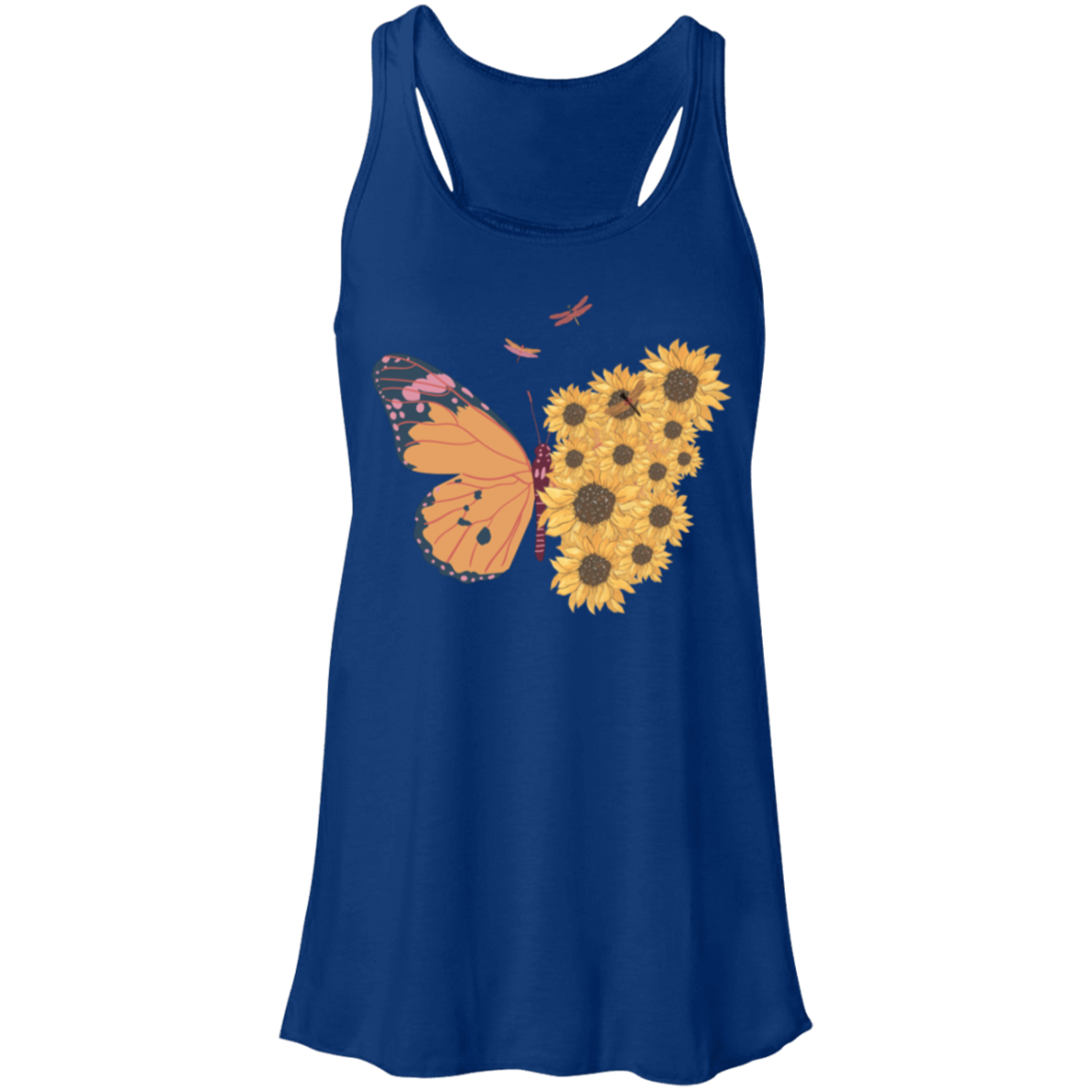 Sunflower Butterfly Tank