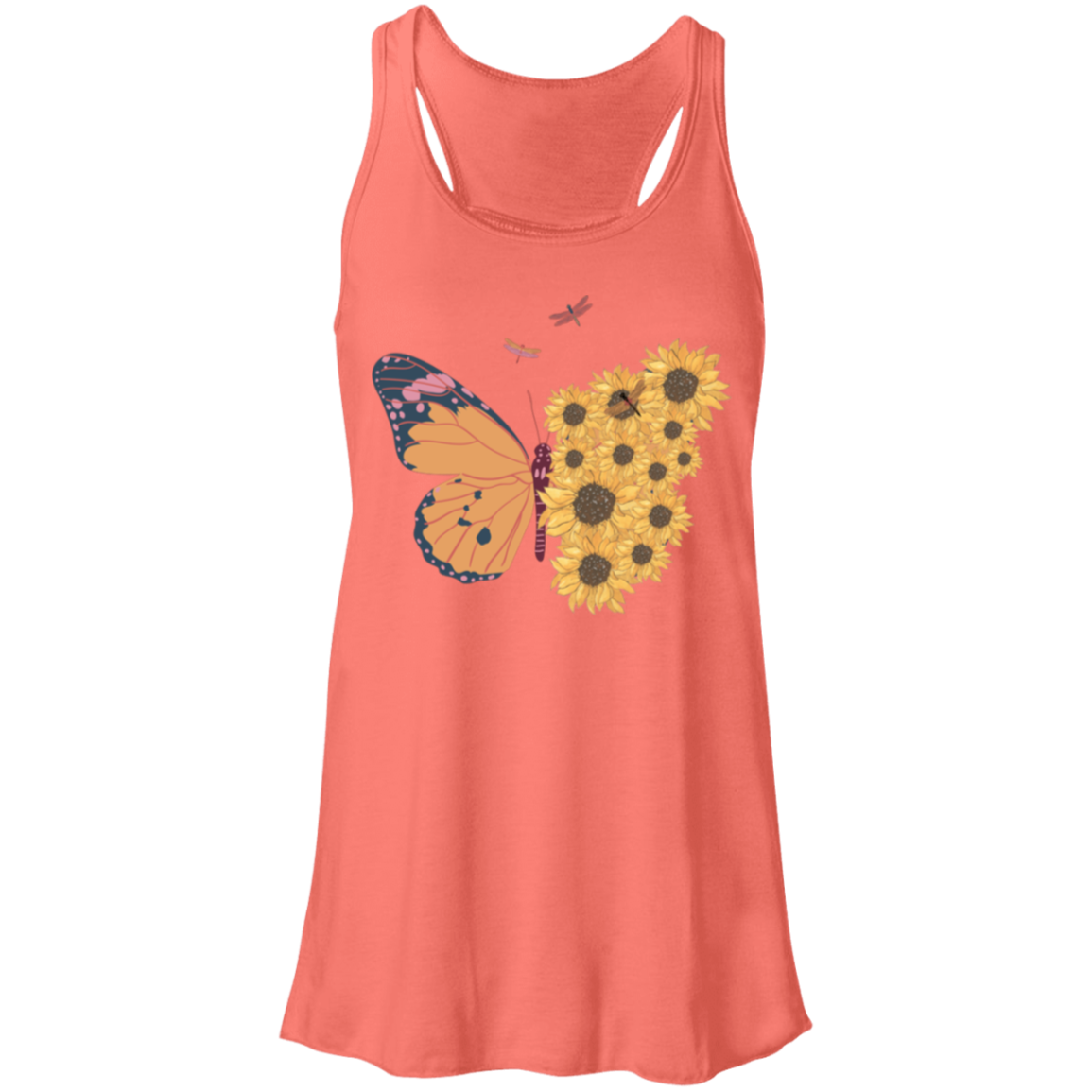 Sunflower Butterfly Tank