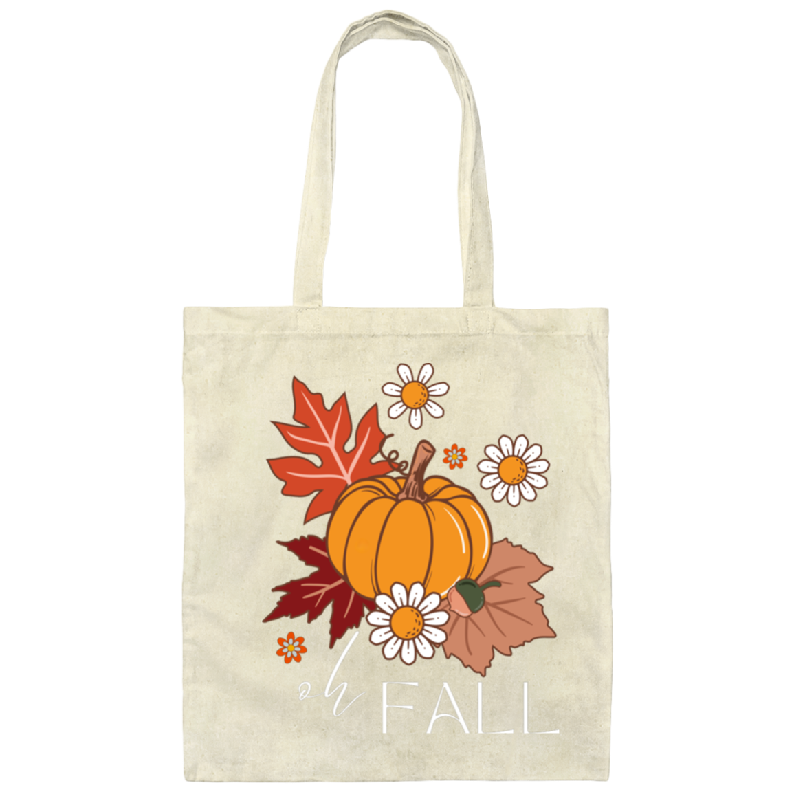 Oh Fall Canvas Tote Bag