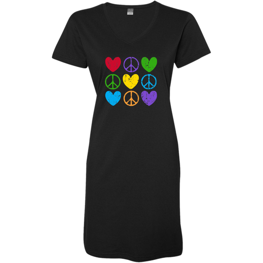Peace & Love Ladies' V-Neck Cover-Up