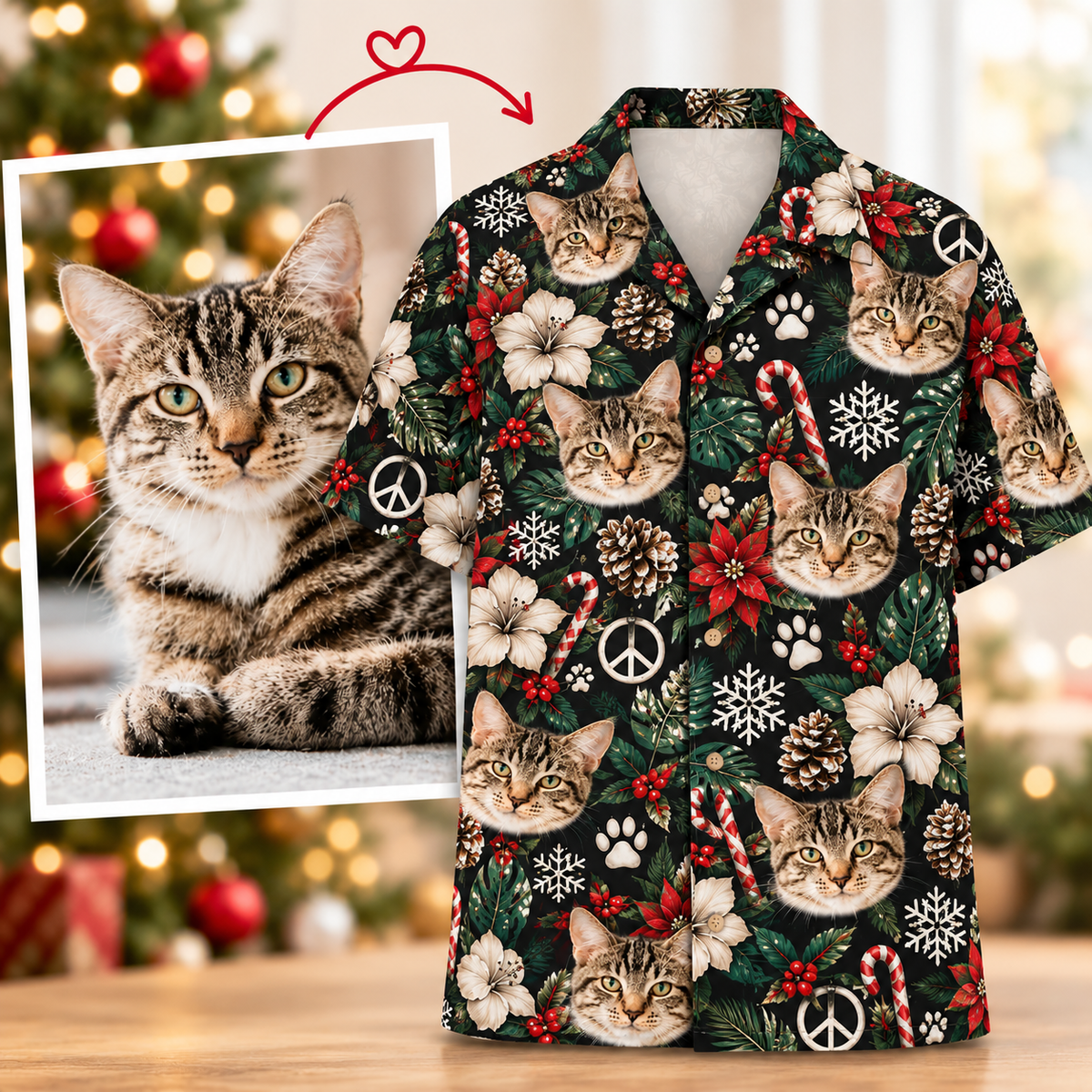 Custom Faces Button Down Shirts