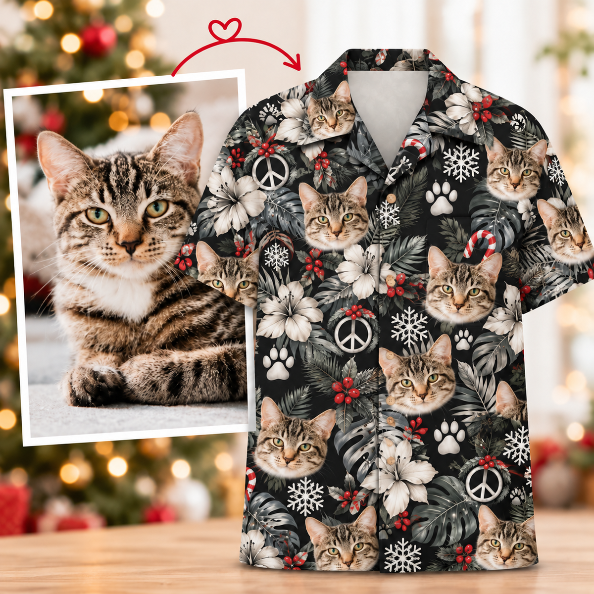 Custom Faces Button Down Shirts