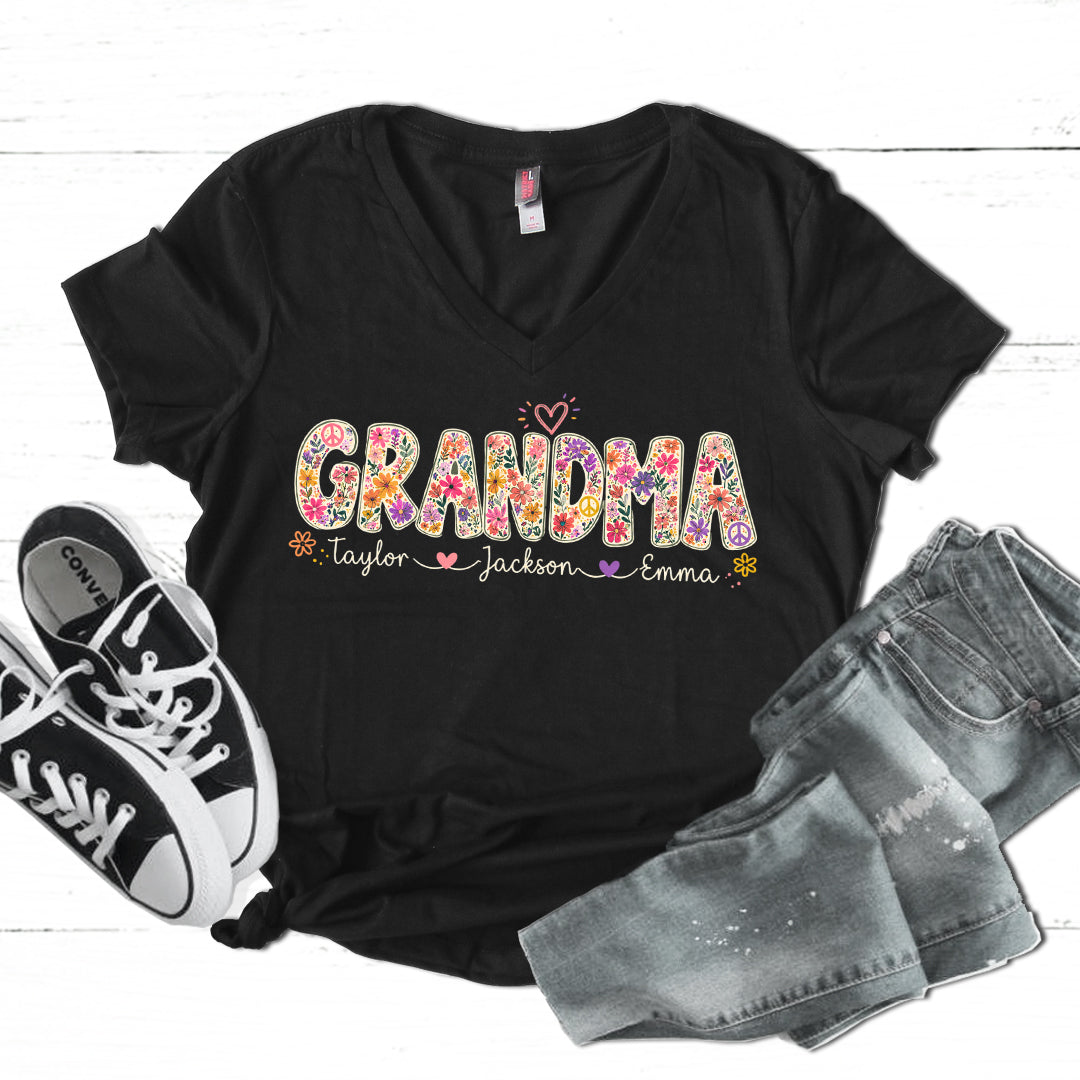 Grandma / Mimi  Personalized Name Shirt