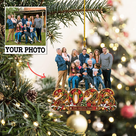 Custom Shape Family Ornament 2026