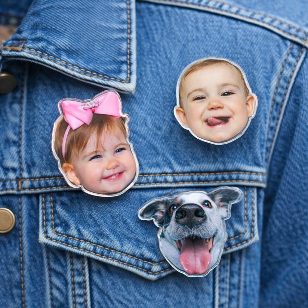 Custom Shape Acrylic Pin