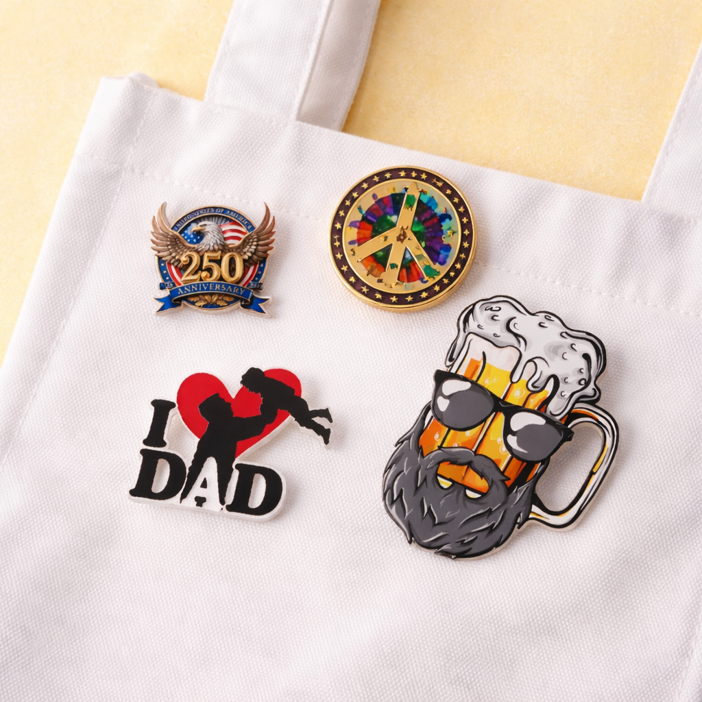 Custom Logo Acrylic Pin