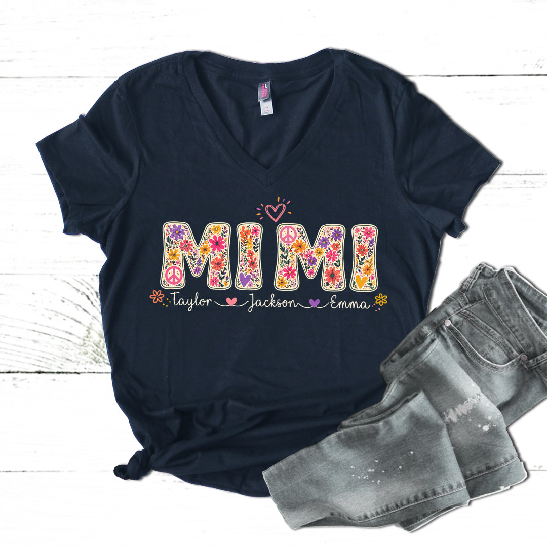 Grandma / Mimi  Personalized Name Shirt