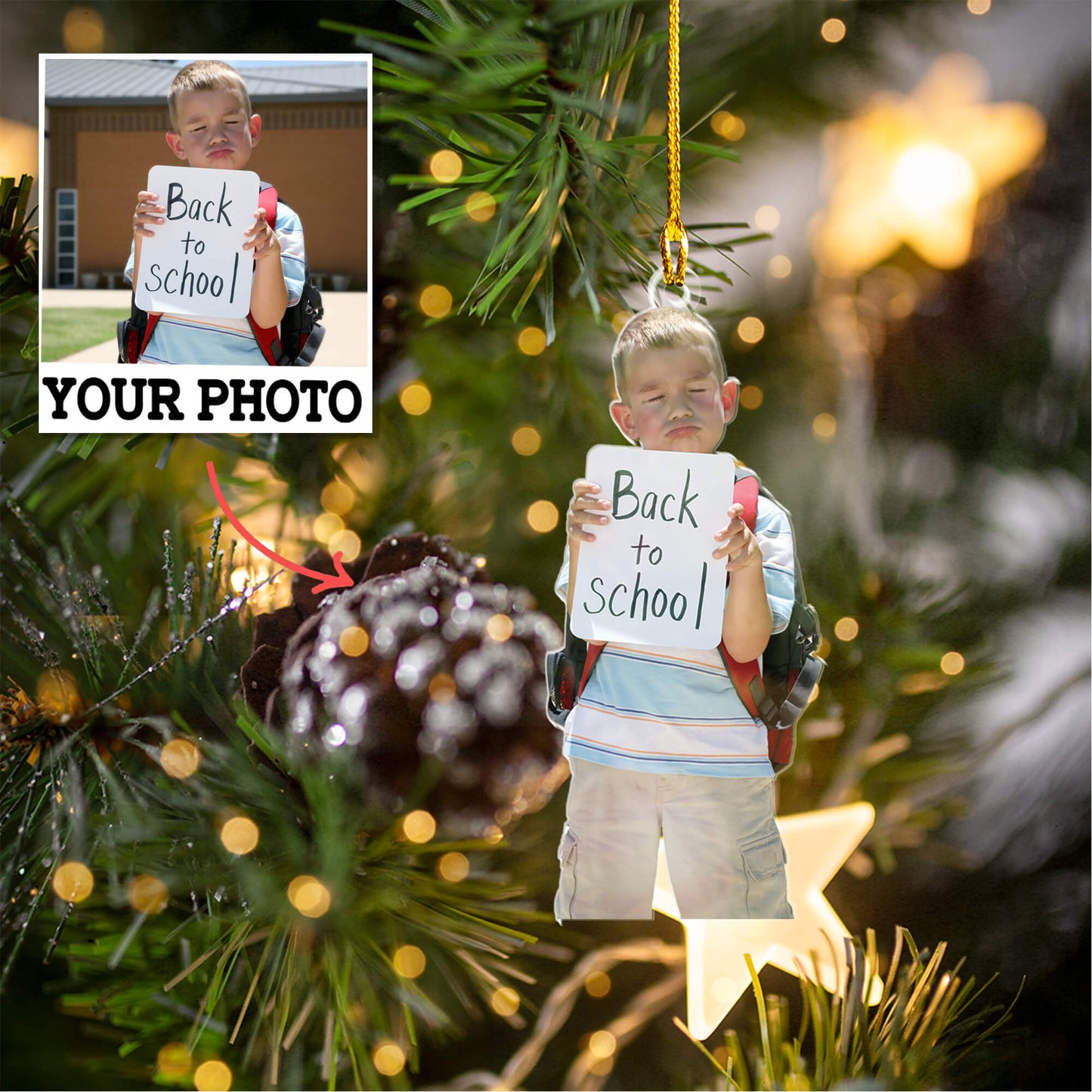 You Are Special 2 Sided Large Personalized Ornament