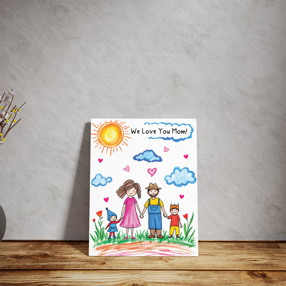 Personalized Kid's Art Canvas