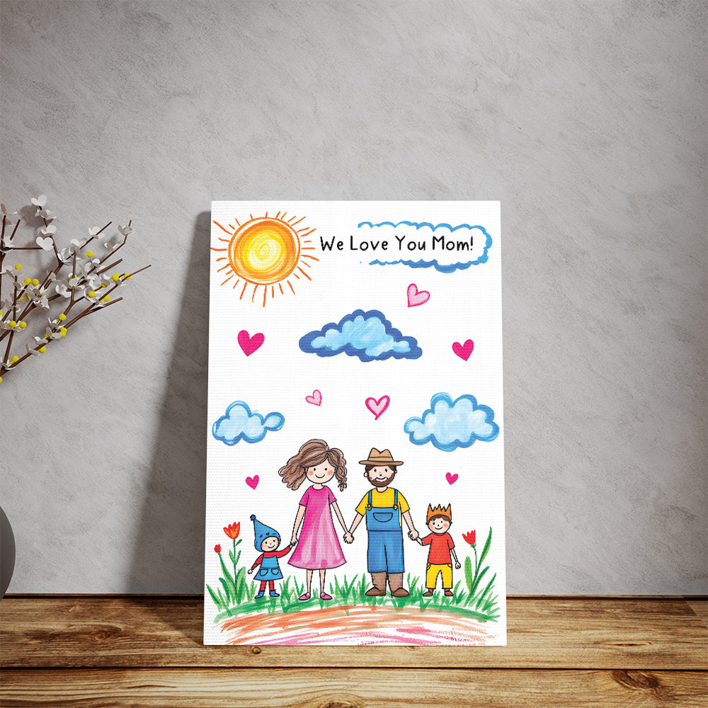 Personalized Kid's Art Canvas