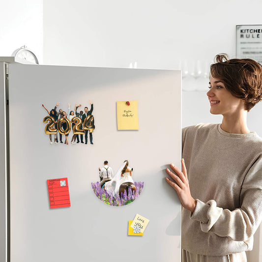 Custom Shape Acrylic Fridge Magnet Plus