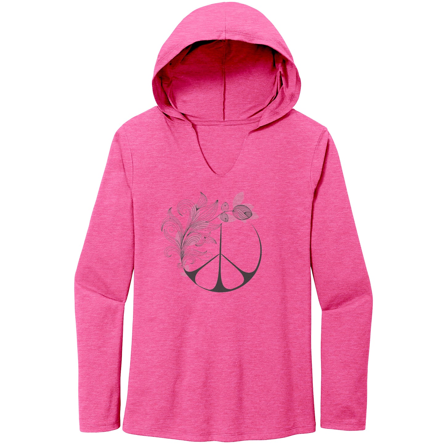 Peace In Nature Women’s Perfect Tri Long Sleeve Hoodie