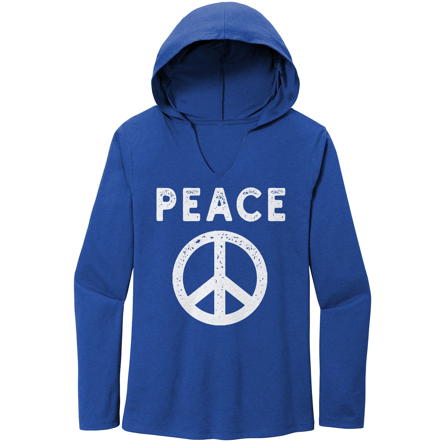 Peace Sign Women’s Perfect Tri Long Sleeve Hoodie