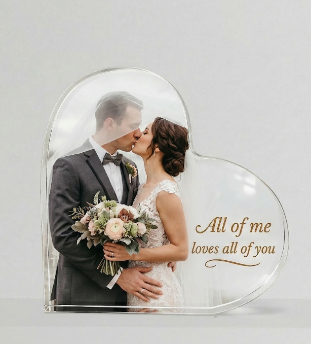Personalized Heart Acrylic Plaque