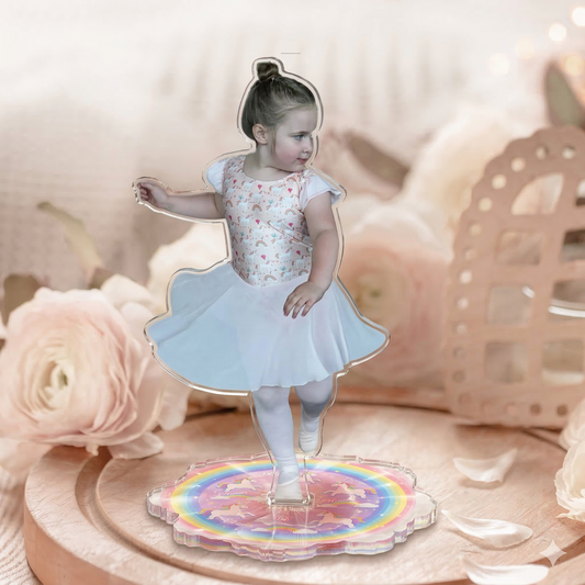 Custom Shape Acrylic Spinning Standee