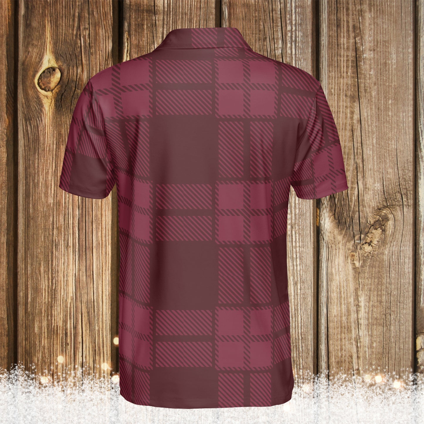 Red Plaid Polo Shirt