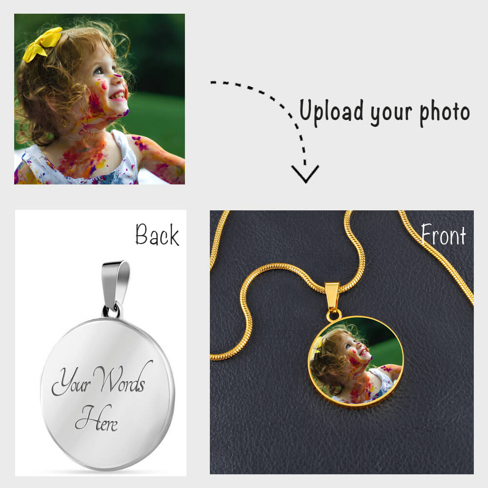 Personalized Photo Necklace