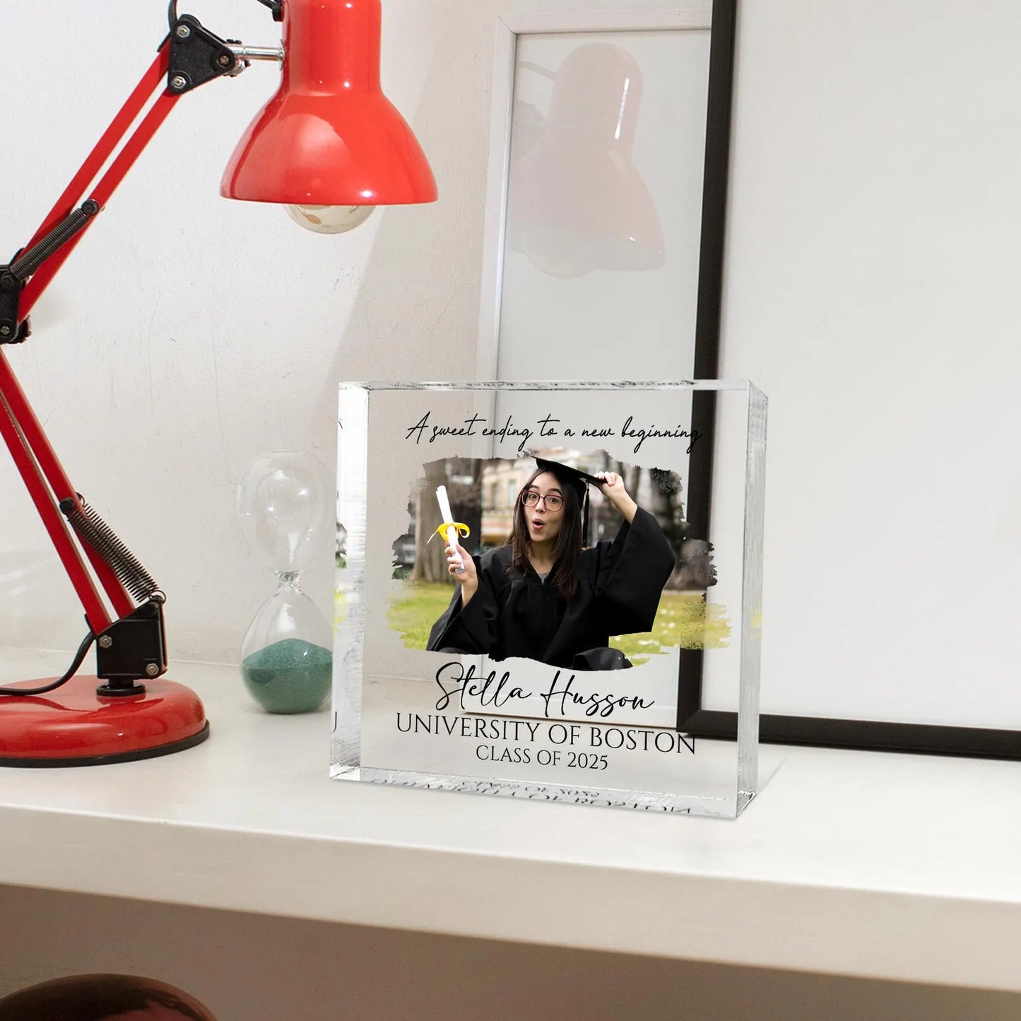 Custom Graduation Photo Plaque (Without Stand)