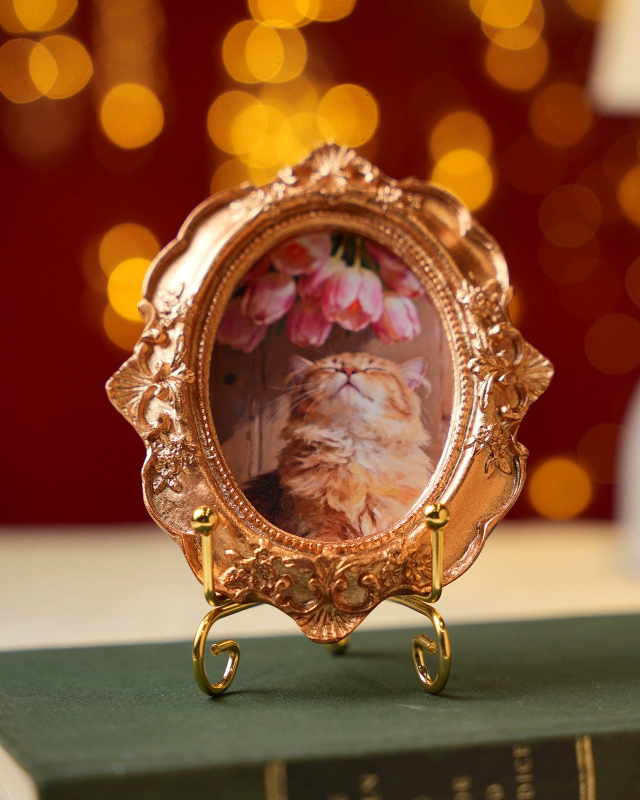Custom Vintage-Style Photo Frame Magnet