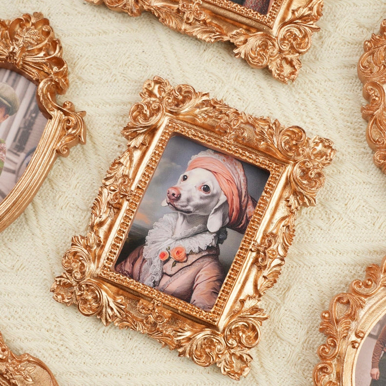 Custom Vintage-Style Photo Frame Magnet