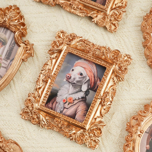 Custom Vintage-Style Photo Frame Magnet